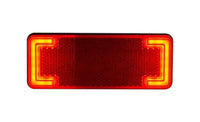 LED markeringslicht neon rood | 12-24v | 50cm. kabel | MV-3100R
