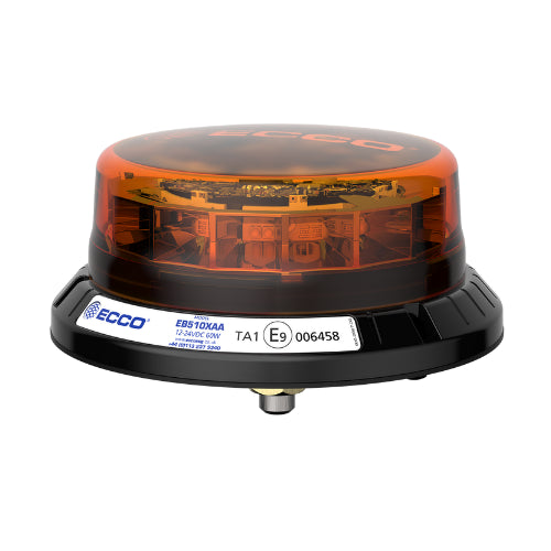 LED R65 Zwaailamp 12-24v Amber - CISPR25 - IP69K 1-Bouts | EB5101AA