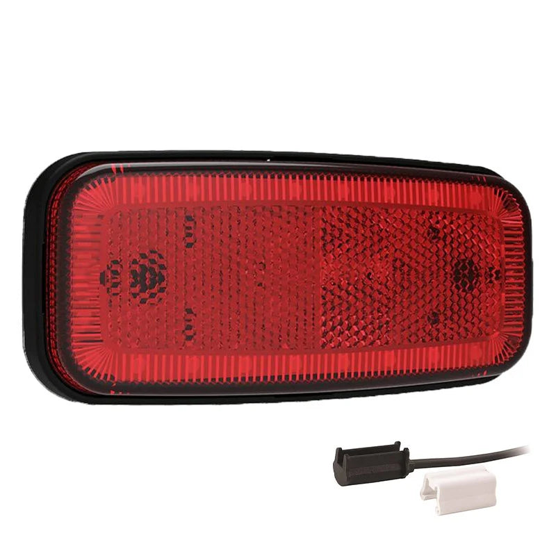 LED markeringslicht rood | 12-24v | 1,5mm². connector | MV-1220R