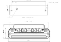 LED ADR ECE-R23 onderbouw werklamp 940lm 12-24v