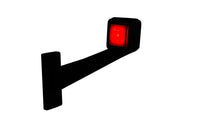LED breedtelamp rechts rood-wit 12-24v 50cm kabel