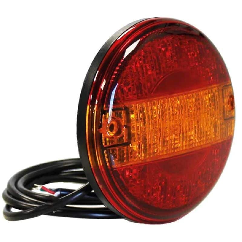 LED Slimline hamburger lamp 12-24v 400cm kabel (D-hom.)