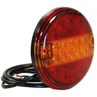 LED Slimline hamburger lamp 12-24v 400cm kabel (D-hom.)