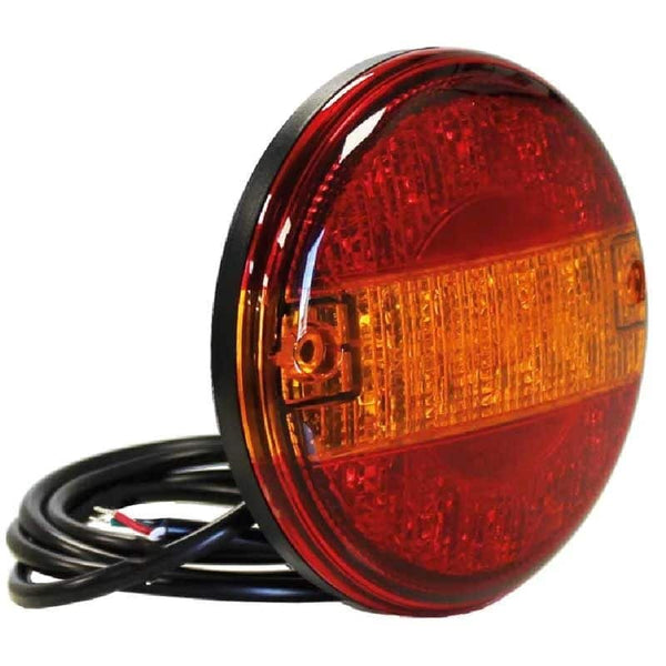 LED Slimline hamburger lamp 12-24v 400cm kabel (D-hom.)